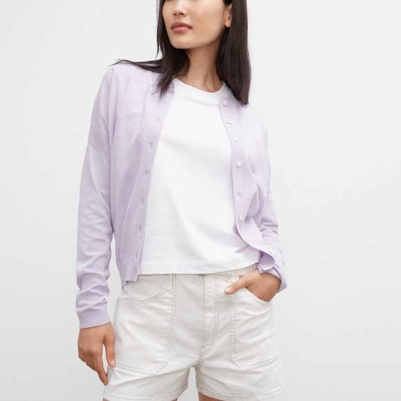 Voluminous Cardigan - New With Tags - NEVER WORN - Lilac - Picture 1 of 4